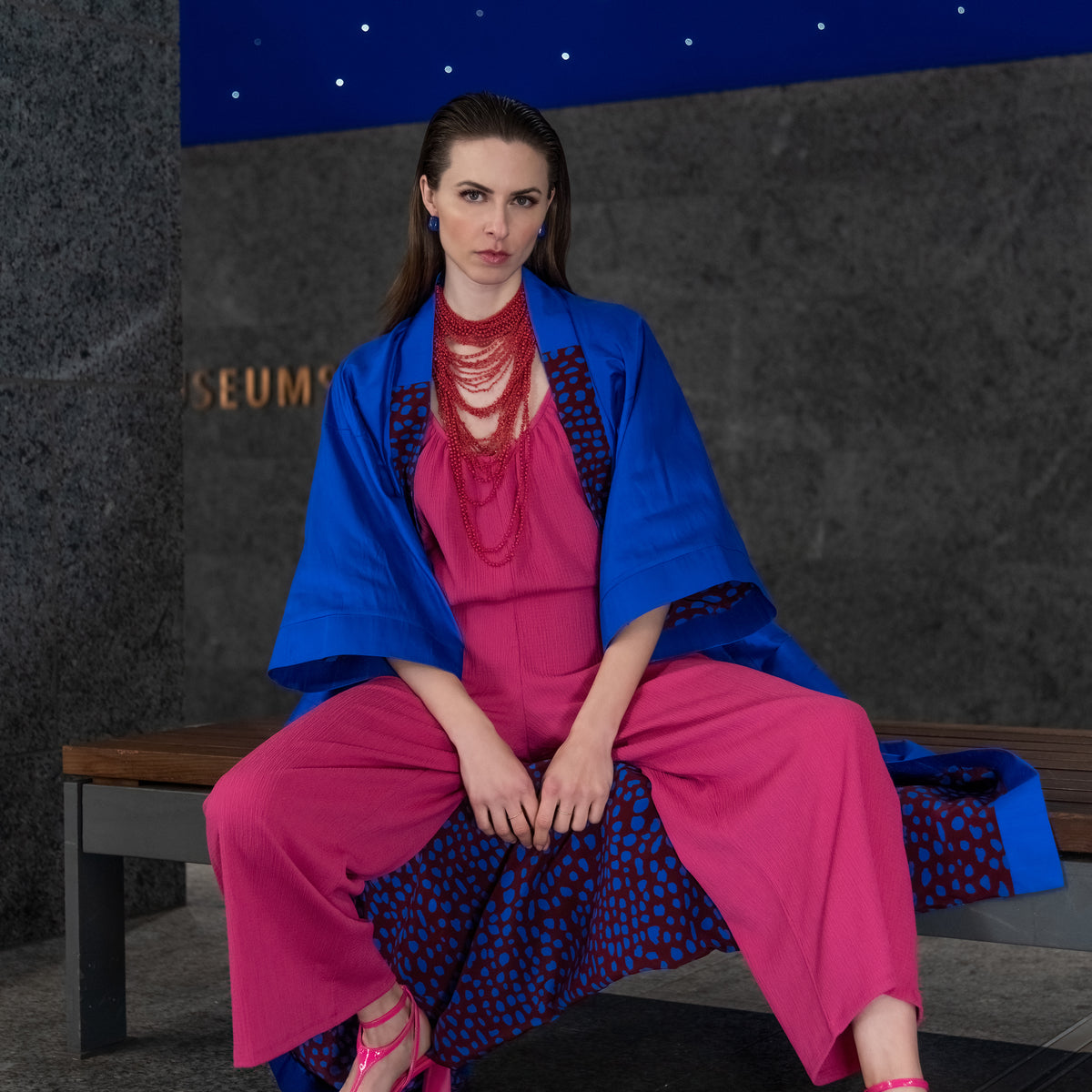 xDenyke | Yayoi Kusama Inspired Polka Dot Kimono | Luxury Silk